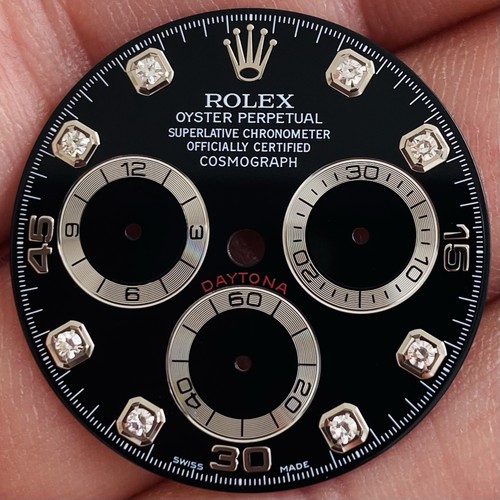 Rolex black diamond dial for - diamond,