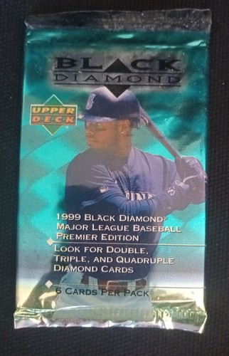 1999 baseball upper - deck, black