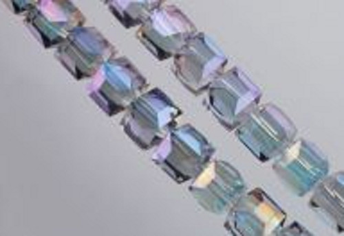 Perles cubes crystal - 10, en