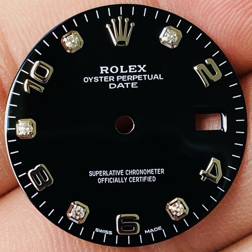 Rolex black diamond dial for - black,