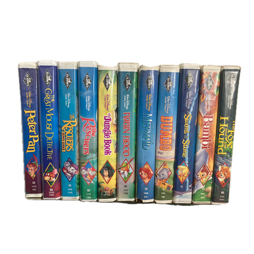 Cassettes vhs walt disney - disney,